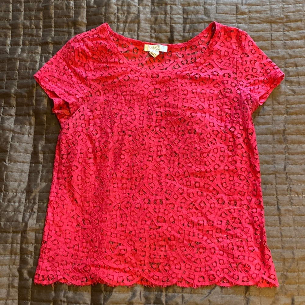 Forever 21 red islet top